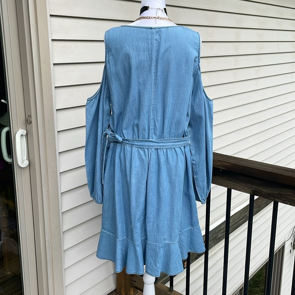 Cute Denim Dress by Express - Picture 8 of 16